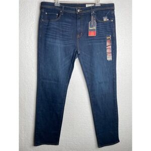 Cremieux 40 x 34 Premium Denim Men's Jeans Slim Fit Stretch Indigo Blue NWT